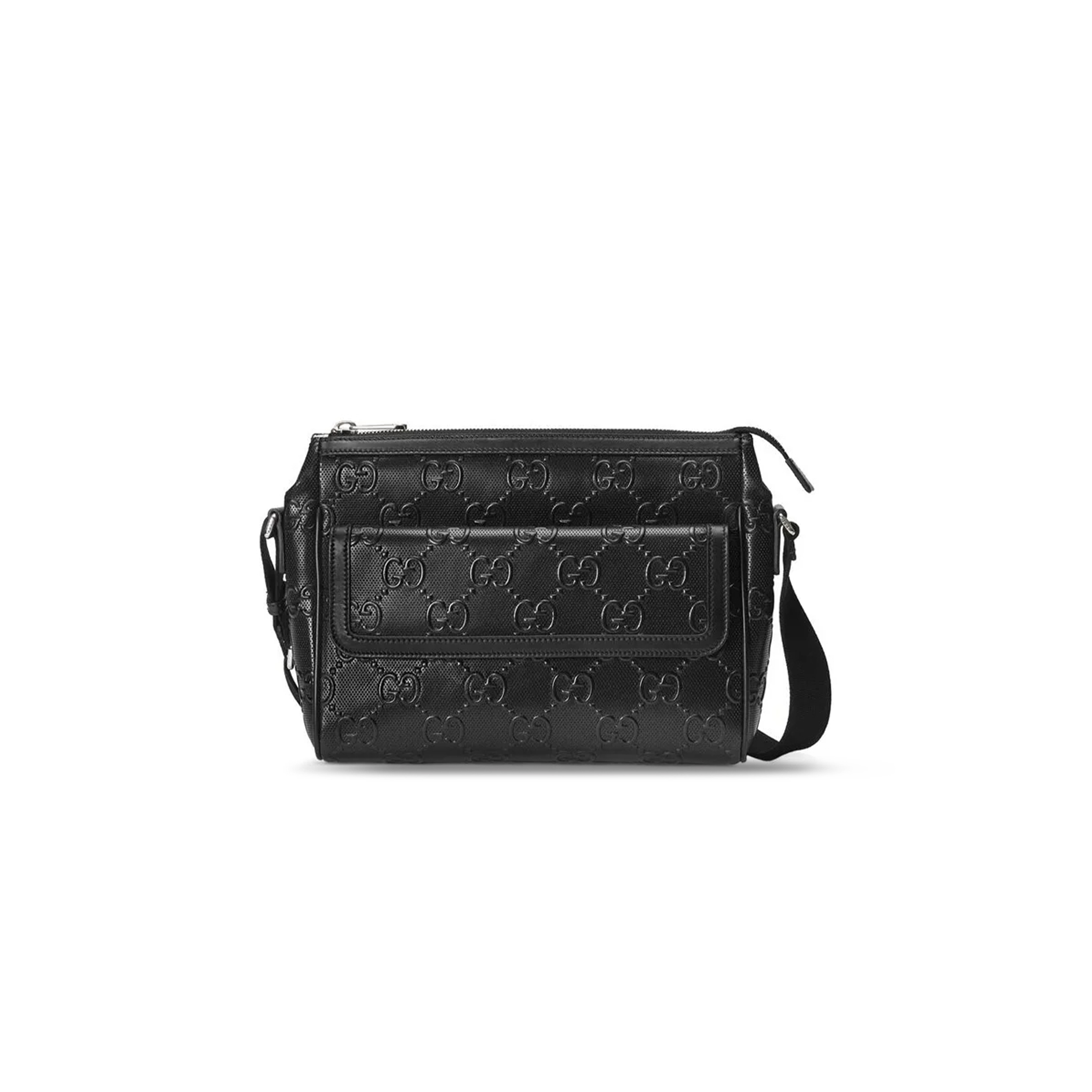 GUCCI GG EMBOSSED MESSENGER BAG 658565 (29*22*9.5cm)